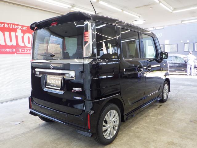 ハイブリッドGS 4WD スズキセーフティサポート 左側パワスラ リアソナー レーダークルーズ LEDヘッドライト LEDフォグ F左右シートヒーター ミラーヒーター 純正14インチAW 横滑り防止 届出済未使用車(5枚目)