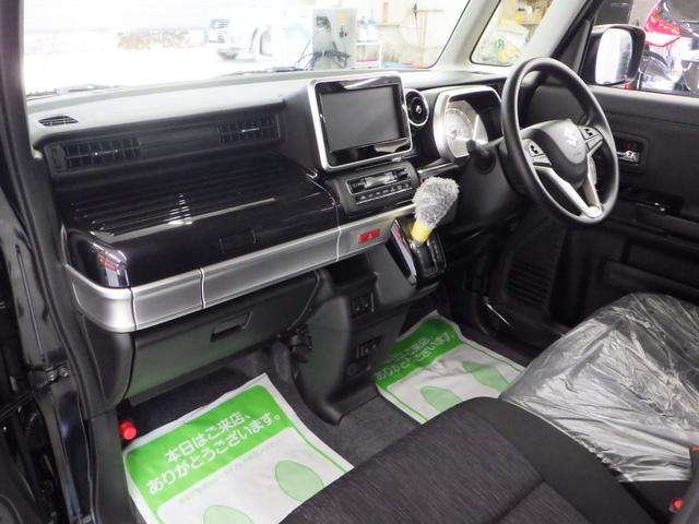ハイブリッドGS 4WD スズキセーフティサポート 左側パワスラ リアソナー レーダークルーズ LEDヘッドライト LEDフォグ F左右シートヒーター ミラーヒーター 純正14インチAW 横滑り防止 届出済未使用車(9枚目)