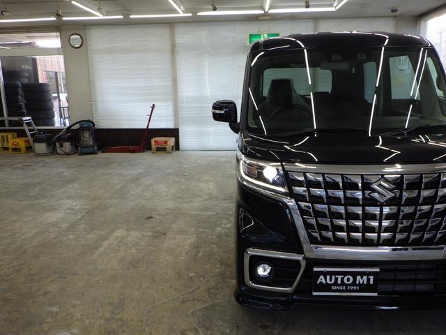 ハイブリッドGS 4WD スズキセーフティサポート 左側パワスラ リアソナー レーダークルーズ LEDヘッドライト LEDフォグ F左右シートヒーター ミラーヒーター 純正14インチAW 横滑り防止 届出済未使用車(45枚目)