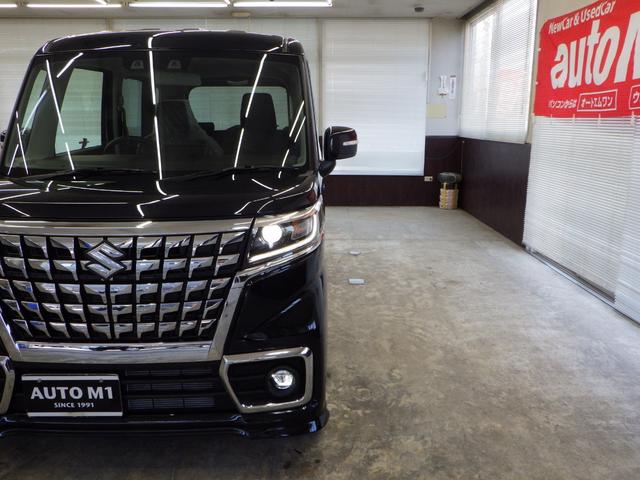ハイブリッドGS 4WD スズキセーフティサポート 左側パワスラ リアソナー レーダークルーズ LEDヘッドライト LEDフォグ F左右シートヒーター ミラーヒーター 純正14インチAW 横滑り防止 届出済未使用車(46枚目)