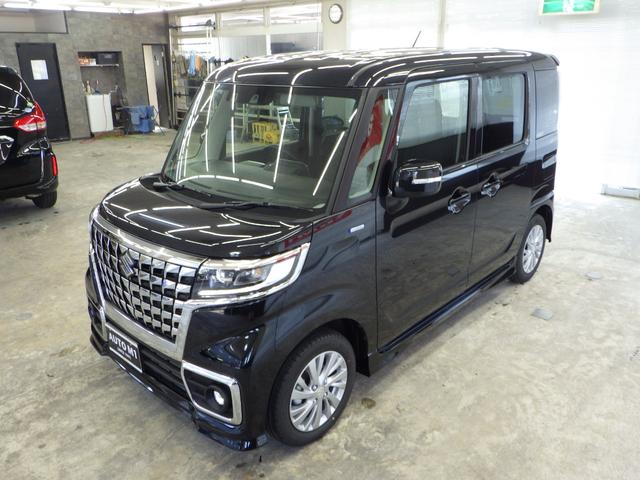 ハイブリッドGS 4WD スズキセーフティサポート 左側パワスラ リアソナー レーダークルーズ LEDヘッドライト LEDフォグ F左右シートヒーター ミラーヒーター 純正14インチAW 横滑り防止 届出済未使用車(50枚目)