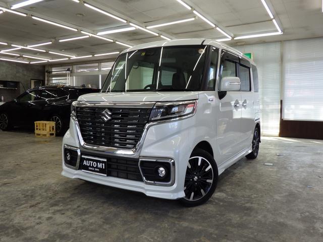 ハイブリッドXS 4WD スズキセーフティサポート 純正ナビフルセグ Bカメラ 両側パワスラ 純正エンスタ リアソナー F左右シートヒーター ミラーヒーター LEDヘッドライト LEDフォグ ワンオーナー 禁煙車(2枚目)