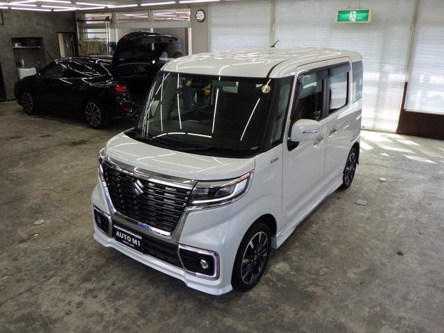 ハイブリッドXS 4WD スズキセーフティサポート 純正ナビフルセグ Bカメラ 両側パワスラ 純正エンスタ リアソナー F左右シートヒーター ミラーヒーター LEDヘッドライト LEDフォグ ワンオーナー 禁煙車(55枚目)