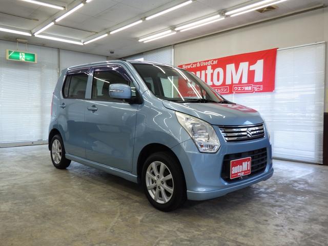 FXリミテッド 4WD 社外メモリーナビフルセグ DVD再生 プッシュスタート インテリキー 運転席シートヒーター ミラーヒーター ETC ディスチャージヘッドライト 純正14インチAW アイドリングストップ 禁煙車(3枚目)