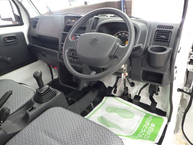KCエアコン・パワステ農繁仕様 4WD 5MT スピーカー内蔵AM/FMラジオ アクセサリーソケット ライトレベライザー デフロック 横滑り防止 アッパーメンバーガード アングルポストガード リヤゲートチェーン 届出済未使用車(8枚目)