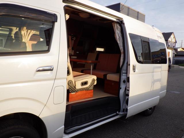 ナッツキャンピングリーク 4WD 社外10インチSDフローティングナビフルセグ Bカメラ フリップDモニター 社外ドラレコ リヤヒーター&リヤクーラー 社外電動スライド ETC ワンオーナー 禁煙車(73枚目)