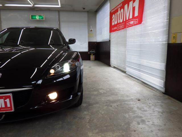 ＲＸ－８ タイプＳ　６ＭＴ　サンルーフ　社外ＨＤＤナビフルセグ　バックカメラ　ＥＴＣ　ＢＯＳＥサウンド　ガナドールマフラー　純正マフラー有　純正１８インチＡＷ　レッドコンビ本革シート　ＨＩＤ　ＤＳＣ　ワンオーナー　禁煙車（46枚目）