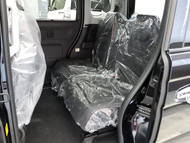 スペーシアカスタム ハイブリッドＸＳ　４ＷＤ　スズキセーフティサポート　両側パワスラ　ステアリングヒーター　ＨＵＤ　純正１５インチＡＷ　Ｒオットマンシート　レーダークルーズ　ＬＥＤヘッドライト　ＬＥＤフォグ　前後ソナー　届出済未使用車（18枚目）