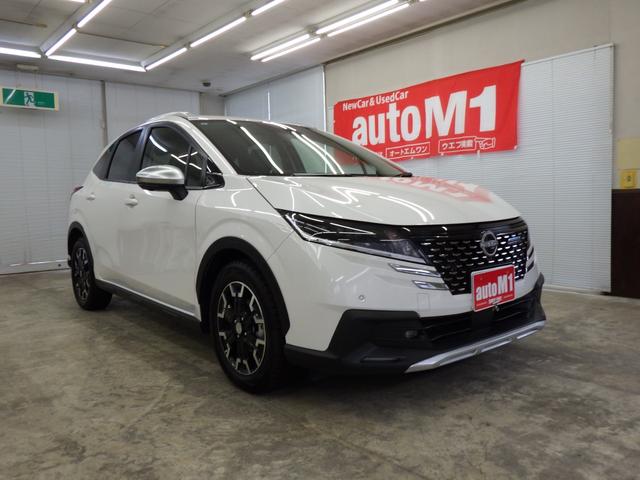 ノート オーテック　クロスオーバー　ＦＯＵＲ　４ＷＤ　エマージェンシーブレーキ　アラウンドビューモニター　スマートルームミラー　オーテック専用１６インチＡＷ＆スタッドレスタイヤ装着２４年製ＩＧ７０　夏タイヤ付属　寒冷地仕様　ワンオーナー　禁煙車（6枚目）