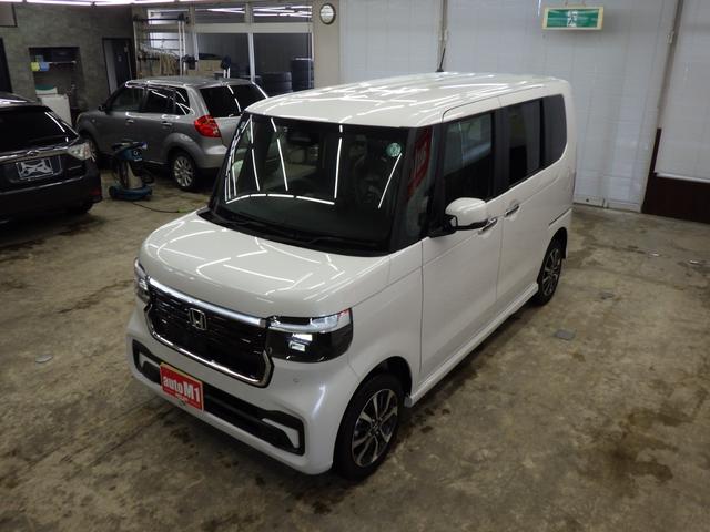 N-BOXカスタム ベースグレード 4WD ホンダセンシング 両側パワースライドドア レーダークルーズ ライトレベライザー フロント左右シートヒーター ミラーヒーター LEDヘッドライト 純正14インチAW 前後ソナー 1オーナー禁煙車(53枚目)