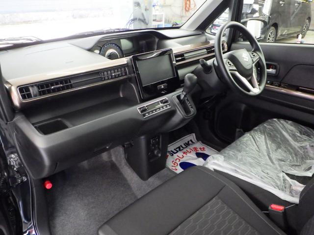 ワゴンRカスタムZ ハイブリッドZX 4WD スズキセーフティサポート LEDヘッドライト LEDフォグ レーダークルーズ 純正14インチAW F左右シートヒーター ミラーヒーター スマートキー2個 Rソナー ESP 届出済未使用車(12枚目)