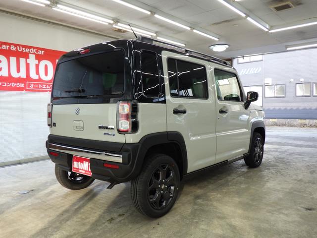 ハスラー タフワイルド　４ＷＤ　スズキセーフティサポート　スズキコネクト９インチナビフルセグ　全方位カメラ　ＬＥＤヘッドライト　ＬＥＤフォグ　ルーフレール　純正１５インチＡＷ　レーダークルーズ　ＥＳＰ　届出済未使用車（8枚目）