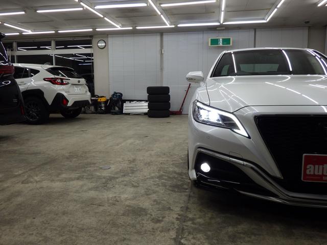 クラウンハイブリッド RSアドバンス Four 4WD サンルーフ 純正ナビフルセグ パノラミックビューモニター ETC2.0 純正オプションフルエアロ デジタルインナーミラー 純正マットバイザー 純正F&室内ドラレコ TSS ワンオーナー 禁煙車(54枚目)