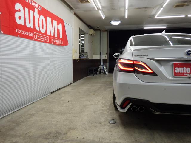 クラウンハイブリッド RSアドバンス Four 4WD サンルーフ 純正ナビフルセグ パノラミックビューモニター ETC2.0 純正オプションフルエアロ デジタルインナーミラー 純正マットバイザー 純正F&室内ドラレコ TSS ワンオーナー 禁煙車(57枚目)