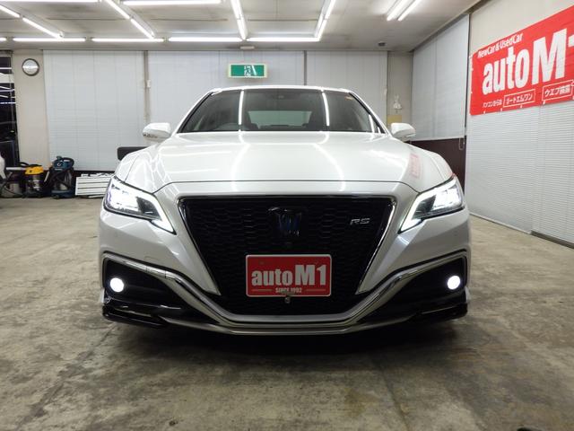 クラウンハイブリッド RSアドバンス Four 4WD サンルーフ 純正ナビフルセグ パノラミックビューモニター ETC2.0 純正オプションフルエアロ デジタルインナーミラー 純正マットバイザー 純正F&室内ドラレコ TSS ワンオーナー 禁煙車(60枚目)