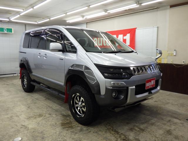デリカD:5 D パワーパッケージ 4WD 8人 リフトアップ イクリプスSDナビフルセグ バックカメラ ETC 両側パワスラ Fドラレコ オートクルーズ パドルシフト オーバーフェンダー ヘッドライトカバー 寒冷地仕様 禁煙車(6枚目)