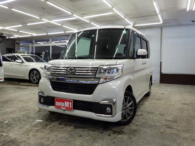 タント カスタムＸ　ＳＡＩＩＩ　４ＷＤ　初売車　２０２６年１月２日午前９時販売開始　店頭販売及び秋田県内在住のお客様のみの販売です　パナソニック製ナビフルセグ　バックカメラ　夏タイヤ１４インチＡＷセット　スタッドレスＡＷセット付属（5枚目）