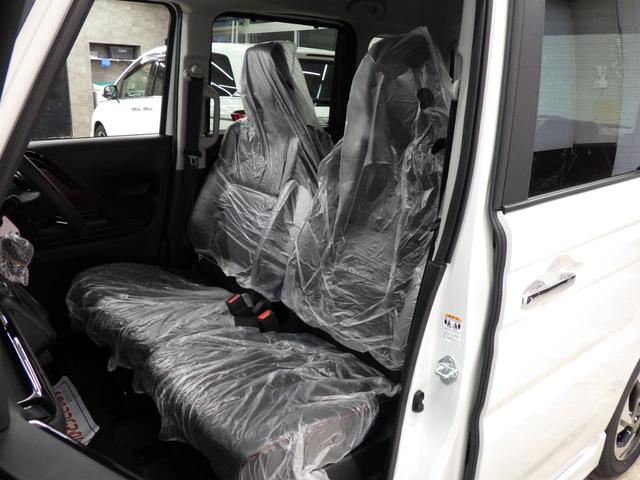 スペーシアカスタム ハイブリッドXS 4WD スズキセーフティサポート 両側パワスラ ステアリングヒーター 純正15インチAW シートバックテーブル Rオットマンシート スリムサーキュレーター HUD LEDヘッドライト 届出済未使用車(13枚目)