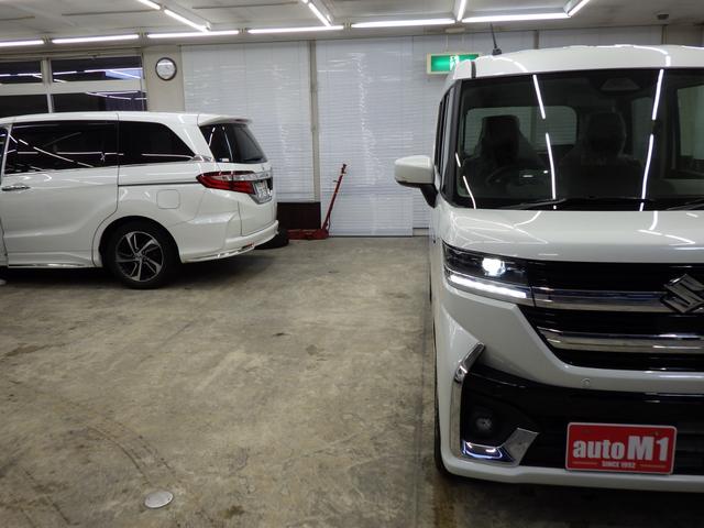 スペーシアカスタム ハイブリッドXS 4WD スズキセーフティサポート 両側パワスラ ステアリングヒーター 純正15インチAW シートバックテーブル Rオットマンシート スリムサーキュレーター HUD LEDヘッドライト 届出済未使用車(49枚目)