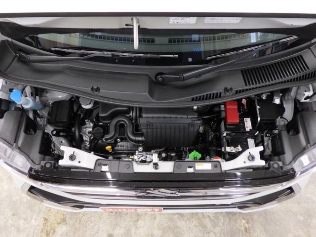 スペーシアカスタム ハイブリッドXS 4WD スズキセーフティサポート 両側パワスラ ステアリングヒーター 純正15インチAW シートバックテーブル Rオットマンシート スリムサーキュレーター HUD LEDヘッドライト 届出済未使用車(69枚目)