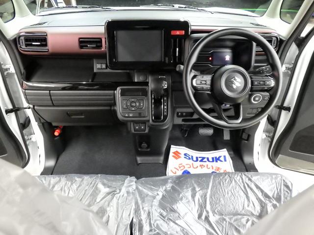 スペーシアカスタム ハイブリッドGS 4WD スズキセーフティサポート 左側パワスラ レーダークルーズ F左右シートヒーター ミラーヒーター LEDヘッドライト LEDフォグ 純正14インチAW 電動パーキング ESP 届出済未使用車(14枚目)