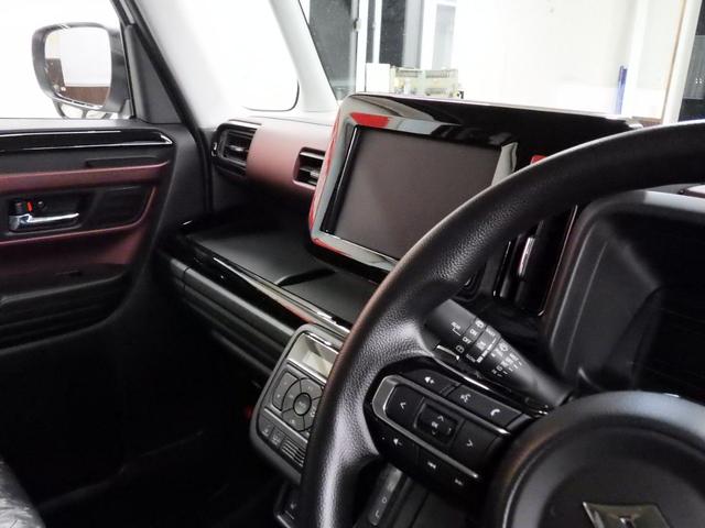 スペーシアカスタム ハイブリッドGS 4WD スズキセーフティサポート 左側パワスラ レーダークルーズ F左右シートヒーター ミラーヒーター LEDヘッドライト LEDフォグ 純正14インチAW 電動パーキング ESP 届出済未使用車(33枚目)