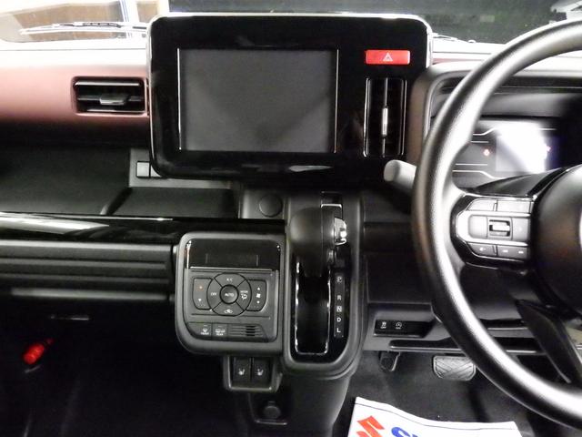 スペーシアカスタム ハイブリッドGS 4WD スズキセーフティサポート 左側パワスラ レーダークルーズ F左右シートヒーター ミラーヒーター LEDヘッドライト LEDフォグ 純正14インチAW 電動パーキング ESP 届出済未使用車(35枚目)