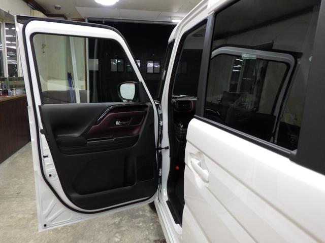 スペーシアカスタム ハイブリッドGS 4WD スズキセーフティサポート 左側パワスラ レーダークルーズ F左右シートヒーター ミラーヒーター LEDヘッドライト LEDフォグ 純正14インチAW 電動パーキング ESP 届出済未使用車(66枚目)