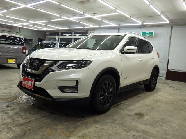 エクストレイル ２０Ｘｉ　ハイブリッド　４ＷＤ　エマージェンシーブレーキ　純正１０インチＳＤナビフルセグ　アラウンドビューモニター　ＥＴＣ　プロパイロット　純正１７インチＡＷ　スタッドレスＡＷセット付属　ＶＤＣ　寒冷地仕様　１オーナー禁煙車（7枚目）