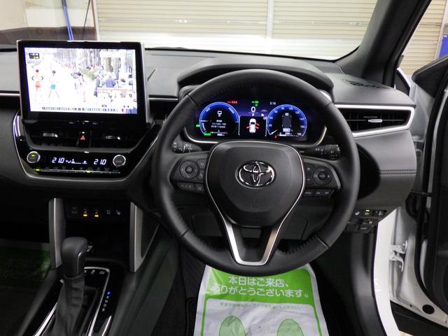 カローラクロス ハイブリッド　Ｚ　４ＷＤ　ＴＳＳ　パノラマルーフ　１０．５型ディスプレイナビフルセグ　パノラミックビューモニター　ビルトインＥＴＣ２．０　純正前後ドラレコ　Ｒパワーゲート　おくだけ充電　寒冷地仕様　ワンオーナー　禁煙車（47枚目）