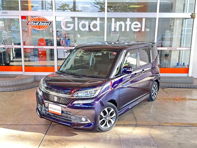 ソリオバンディット ハイブリッドMV 4WD Bluetoot対応メモリーナビ 全方位カメラ 衝突軽減ブレーキ レーンキープアシスト 電動スライドドア シートヒーター 前後ドラレコ LEDライト スマートキー クルーズコントロール ETC(2枚目)