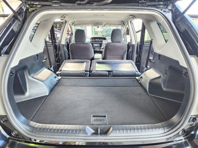 プリウスアルファ S 後期 モデリスタエアロ Bluetooth対応SDナビTV バックカメラ LEDヘッドライト&LEDフォグ デイライト ステアリングリモコン スマートキー プッシュスタート ETC 社外17インチAW(15枚目)