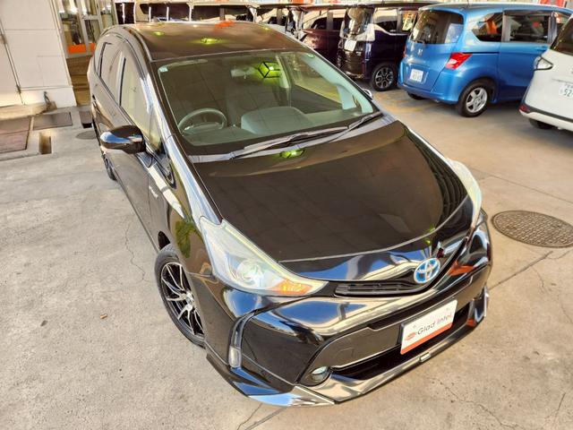 プリウスアルファ S 後期 モデリスタエアロ Bluetooth対応SDナビTV バックカメラ LEDヘッドライト&LEDフォグ デイライト ステアリングリモコン スマートキー プッシュスタート ETC 社外17インチAW(27枚目)