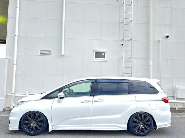 オデッセイ アブソルート 純正インターナビ 後席モニター バックカメラ 両側電動ドア TEIN車高調 AME19インチAW 衝突軽減ブレーキ クルーズコントロール パドルシフト ハーフレザーシート LEDヘッドライト ETC(27枚目)