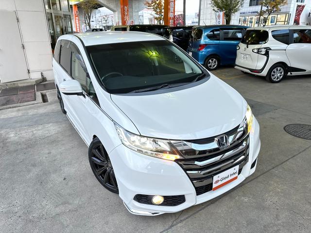 オデッセイ アブソルート 純正インターナビ 後席モニター バックカメラ 両側電動ドア TEIN車高調 AME19インチAW 衝突軽減ブレーキ クルーズコントロール パドルシフト ハーフレザーシート LEDヘッドライト ETC(28枚目)