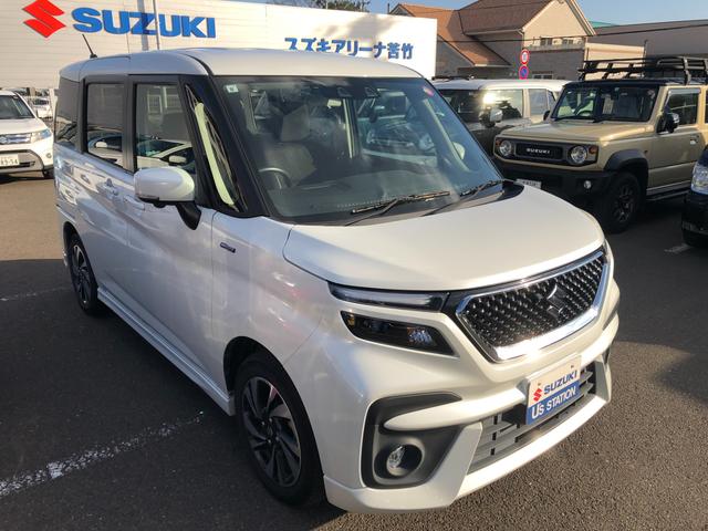 ソリオバンディット HYBRID MV 全方位カメラ付9インチカーナビ 前後衝突被害軽減ブレーキ 後席両側パワースライドドア(2枚目)