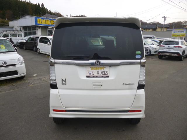 Ｎ－ＢＯＸカスタム Ｇ　ターボＳＳパッケージ　４ＷＤターボ　両側パワースライドドア　純正ナビＴＶ　バックカメラ　シートヒーター（5枚目）