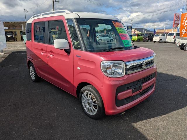 スペーシア ハイブリッドＸ　４ＷＤ　セーフティサポートシステム　全方位カメラ　アルミホイール　スマートキー　プッシュスタート　ＥＴＣ　シートヒーター　ミラーヒーター　ヘッドアップディスプレイ　両側パワースライドドア（3枚目）