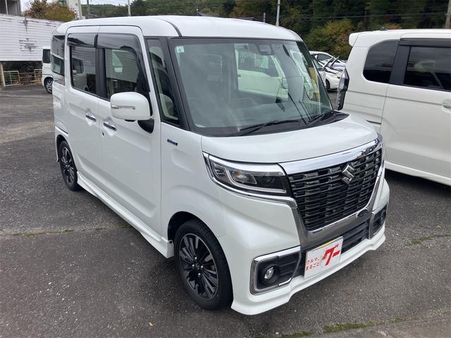 スペーシアカスタム ハイブリッドXS 4WD ドライブレコーダー ETC フロントカメラ サイドカメラ 両側電動スライドドア TV クリアランスソナー レーンアシスト 衝突被害軽減システム LEDヘッドランプ スマートキー(15枚目)