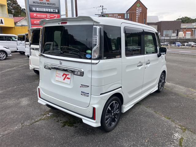 スペーシアカスタム ハイブリッドXS 4WD ドライブレコーダー ETC フロントカメラ サイドカメラ 両側電動スライドドア TV クリアランスソナー レーンアシスト 衝突被害軽減システム LEDヘッドランプ スマートキー(16枚目)