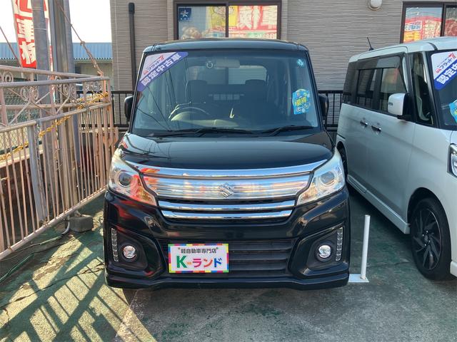 スペーシアカスタム XSターボ 4WD ドライブレコーダー ETC 両側電動スライドドア オートクルーズコントロール オートライト HID スマートキー アイドリングストップ 電動格納ミラー シートヒーター ベンチシート CVT(12枚目)