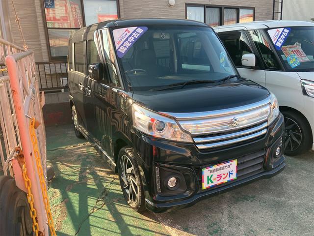 スペーシアカスタム XSターボ 4WD ドライブレコーダー ETC 両側電動スライドドア オートクルーズコントロール オートライト HID スマートキー アイドリングストップ 電動格納ミラー シートヒーター ベンチシート CVT(13枚目)