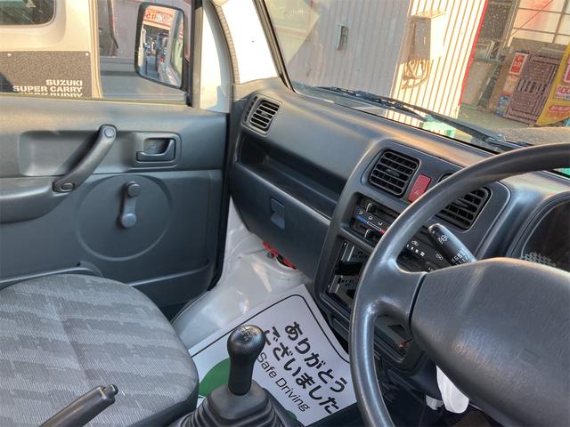 キャリイトラック KCエアコン・パワステ 4WD 5速マニュアル 5MT エアコン パワステ 三方開 積載量350kg 軽トラック(10枚目)
