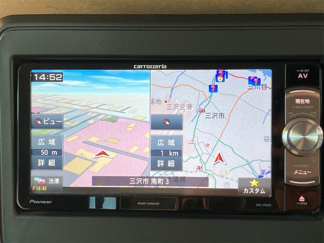 スペーシア ハイブリッドＧ　４ＷＤ　ドライブレコーダー　バックカメラ　両側スライドドア　ナビ　ＴＶ　クリアランスソナー　レーンアシスト　衝突被害軽減システム　オートライト　スマートキー　アイドリングストップ　電動格納ミラー（4枚目）