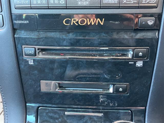 クラウン アスリートi-Four 4WD ETC オートクルーズコントロール バックカメラ ナビ TV アルミホイール オートライト HID AT スマートキー 盗難防止システム CD MD 記録簿 衝突安全ボディ ABS ESC(27枚目)