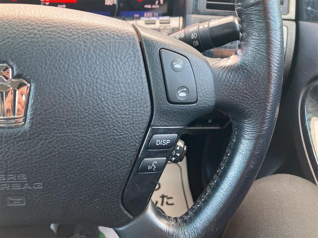 クラウン アスリートi-Four 4WD ETC オートクルーズコントロール バックカメラ ナビ TV アルミホイール オートライト HID AT スマートキー 盗難防止システム CD MD 記録簿 衝突安全ボディ ABS ESC(32枚目)