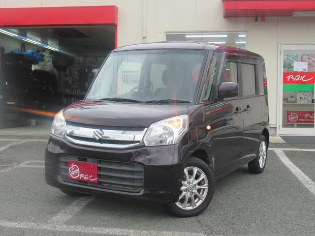 スペーシア X ワンオーナー 4WD 純正8インチナビ 左側パワースライド 音楽録音 DVD再生 フルセグ Bluetooth ステアリングスイッチ ETC(2枚目)