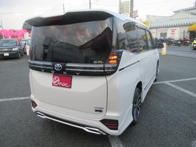 ヴォクシー ハイブリッドS-Z 純正メモリーナビ フリップダウンモニター 両側パワースライドドア パワーバックドア モデリスタエアロ ハンドルヒーター TVキャンセラー バックカメラ モデリスタ18インチアルミホイール(9枚目)