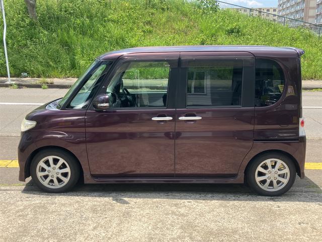 タント カスタムＸリミテッド　ＥＴＣ　電動スライドドア　ナビ　ＴＶ　ＨＩＤ　スマートキー　ベンチシート　ＣＶＴ　盗難防止システム　ＡＢＳ　アルミホイール　衝突安全ボディ　エアコン　パワーステアリング（18枚目）