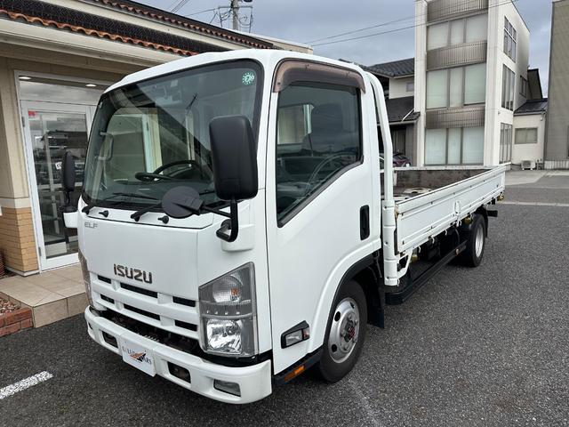 エルフトラック ロングフルフラットロー　ワンオーナー　４ＷＤ　５速マニアル　ターボ　標準ロングボディ　長さ４３４・幅１７９・アピトン張り　ＥＴＣ　運転席エアバッグ　ＡＢＳ　フォグ　切替え４ＷＤ　電動格納ミラー　荷台作業灯　精工ラック　記録簿（23枚目）